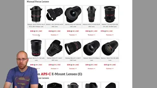 Sony E-Mount Lens Guide - Full Frame vs APS-C and All Available Lenses!!