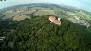 Flying above Zelena Hora, Nepomuk