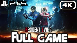 RESIDENT EVIL 2 REMASTERED PS5 Gameplay Walkthrough FULL GAME (4K 60FPS RAY TRACING) No Commentary