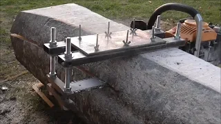 Homemade Chainsaw Milling attachment