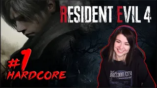 Resident Evil 4 Remake - Part 1 - HARDCORE - FIRST PLAYTHROUGH