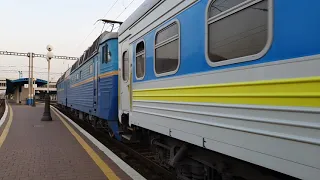🇺🇦 "+82" UltraHD 4K Електровоз ЧС8-009 з поездом IC 750 Івано-Франківск-Київ