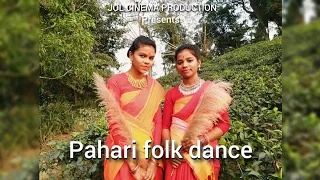 পাহাড়ি নাচ|| Pahari folk dance 2021|| Covered by Shorna & Suchitra || Song Lale laal oi polash bon