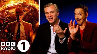 "I smell meme!" 😂 Christopher Nolan and Robert Downey Jr. on the weirdest Oppenheimer fact ever