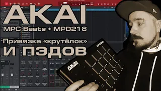 Настройка AKAI MPD218 в MPC Beats