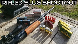 12 Gauge Rifled Slug Shootout (Accuracy Test) Brenneke Winchester Federal Remington