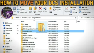 Explained: How To Move Your DCS WORLD Installation Folder | DCS WORLD