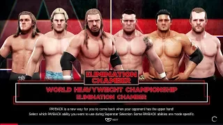 WWE 2K19 (PS4) HHH vs Orton vs Jericho vs Batista vs Edge vs Beniot | EC New Years Revolution 2005