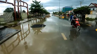 OMG!!! Massive Flood Rain On Street Road - Unclog Culvert Drain