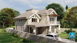 The Stawi 4 Bedroom House Plan -A Well Designed/Balanced 4 Bedroom House Plan - Floor Plans Provided