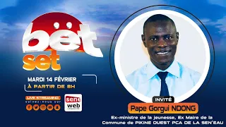 Suivez votre matinale BET SET avec Pape Gorgui Ndong, ancien ministre