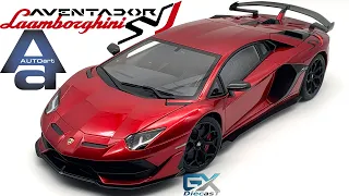 1/18 AUTOart Lamborghini Aventador SVJ (METALLIC-RED)