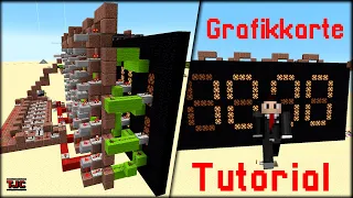 GRAFIKKARTE in MINECRAFT - Redstone Tutorial | FÜR DISPLAYS und CO.