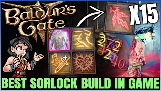 Baldur's Gate 3 - 400+ DAMAGE A TURN - Best Sorcerer Warlock Build Guide & GAME BREAKING Multiclass!