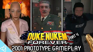 Duke Nukem Forever - 2001 Prototype [Part 4] E3 Trailer Cutscenes, Test Maps and Multiplayer