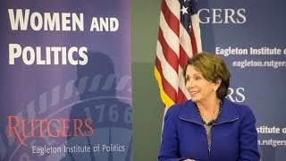 Nancy Pelosi at Center for American Women and Politics (Rutgers University)