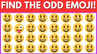 Can You Find the Odd one Out Emoji Edition? | Odd one out Part 1