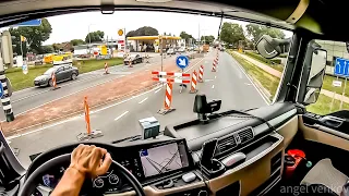 POV truck Driving MAN tgx 470  Holten to Hardenberg Netherlands 🇳🇱  4k cockpit view