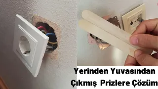 Yerinden Yuvasından Çıkan Prizler Nasıl Tamir Edilir, Priz Nasıl Takılır Çözüm Bu Videoda