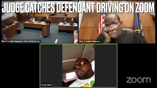 Judge CATCHES Man with Suspended License Driving on Court Zoom Call