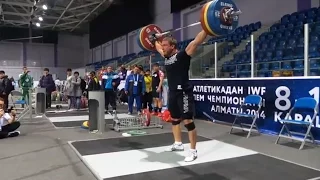 Dmitry Klokov - Full Snatch 200 kg (440 lb) in Kazakhstan, Almaty