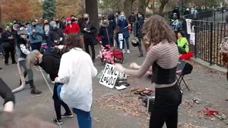 pink flamingos Tompkins Square Park