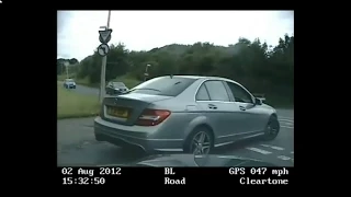 U.K police chase a merc around bolton.