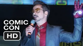 Robert Downey Jr.'s Dancing Comic-Con Intro - Iron Man 3 HD Movie