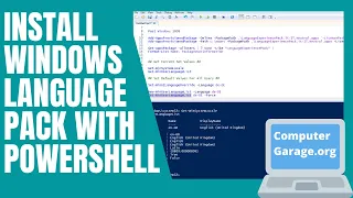 How To Install Language Packs in Windows 10 With Powershell