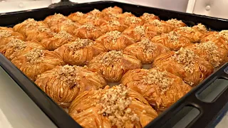 Bakllava me 1 Vezë për 20 min pa Çelje,e lehtë me super shije & 1 Yumurtali süper lezzetli Baklava !