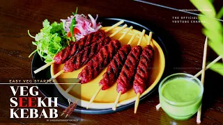 Delicious Veg Seekh Kebab | Veg Kabab Recipe | Veg Starter Recipe | No Tandoor Veg Seekh Kabab