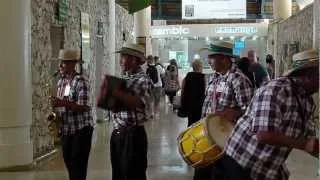 Traditional Dominican Music at Punta Cana International Airport