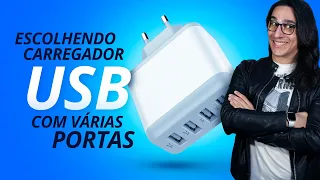 Como escolher carregador USB com várias portas