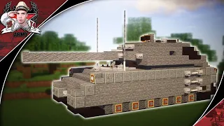 Minecraft: WW2 Panzer VIII "Maus" | Super-Heavy Tank Tutorial