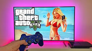 GTA 5 on the PS3 Super Slim(4K TV) - POV Gameplay