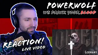 Metal Guitarist REACTS To Powerwolf - We Drink Your Blood [World Tour Day 12: Germany]