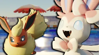 Splash in the pool _ EEVEE Family #8.3 POKEMON 3D ANIMATION