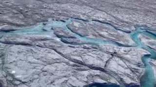 Rivers of meltwater on Greenland’s ice sheet contribute to rising sea levels