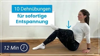 10 Dehnübungen für sofortige Entspannung ➡️ Balsam für Deinen Körper & Geist