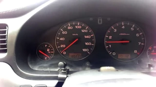 разгон Subaru Legacy b4 be5 ej208 mt 0-180