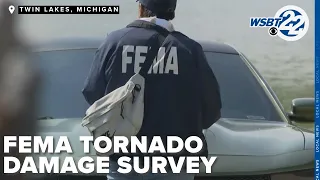 FEMA surveys Cass County tornado damage