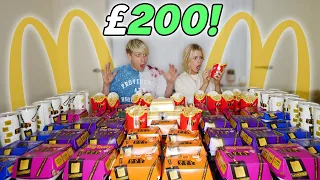 WE SPENT £200 on McDONALD'S to WIN £100,000! (500+ Monopoly Stickers)