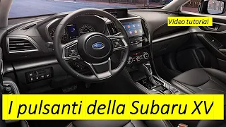 I pulsanti della Subaru XV