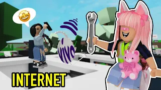 😅Poniendo internet en Brookhaven 😂/Roblox