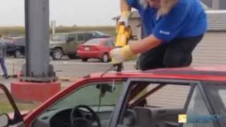 YFC Cutting A Car In Half