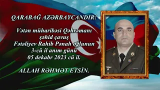 Sehid Rahibin 3cu il anim gunu