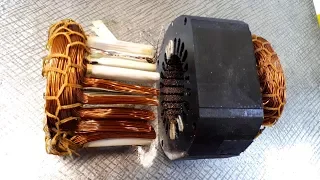 Copper fever - or how to remove the windings from an electric motor