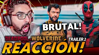 ¡BRUTAL! 😱 REACCIÓN TRAILER DEADPOOL AND WOLVERINE
