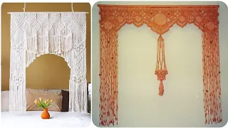 SUPER Stylish Macrame Curtains Collection 2021| Handmade Macrame Curtain Design For Beginners