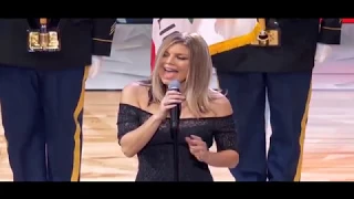 2018  NBA All Star Game Fergie Performing The U.S National Anthem